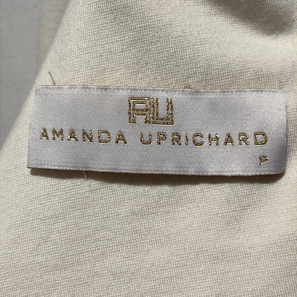 Amanda Uprichard long Sleeve off-white women’s dress women’s Petite - Picture 6 of 8